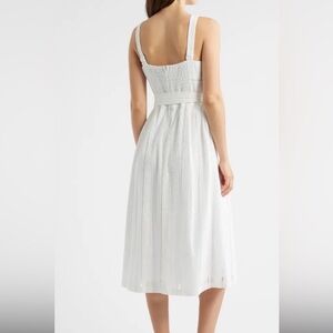 DKNY Ivory Textured Dress